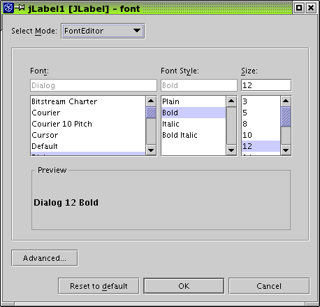 Font custom editor