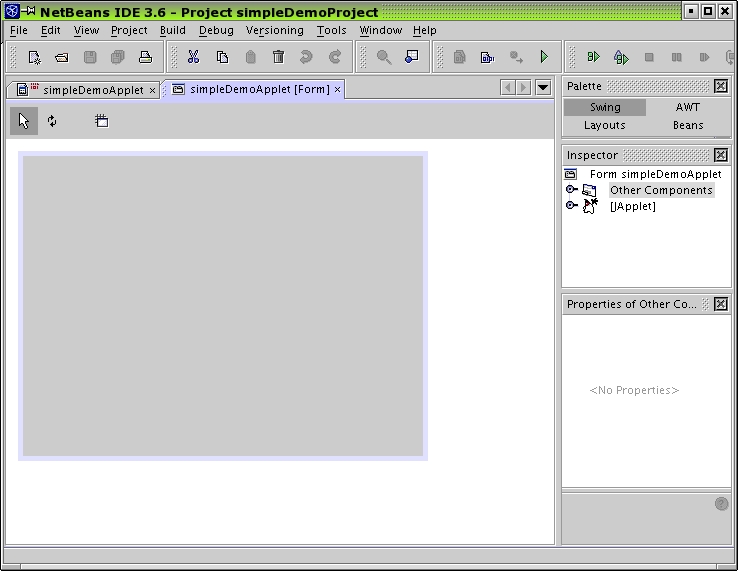 NetBeans GUI