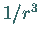 $1/r^3$