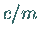 $c/m$