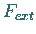 $F_{ext}$