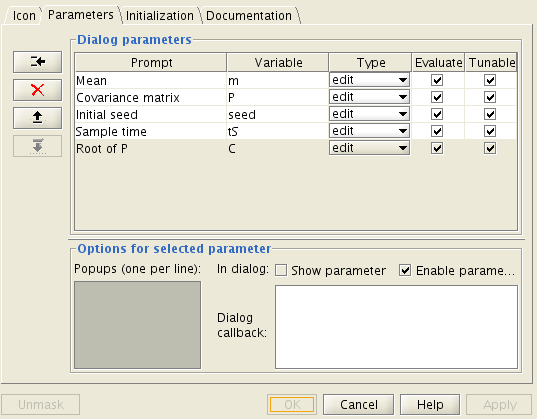Simulink-Parameter