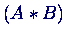 $(A*B)$