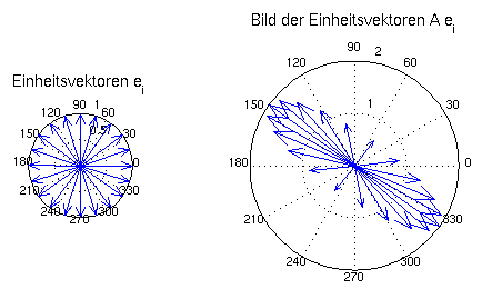 Abbildung des Einheitskreises